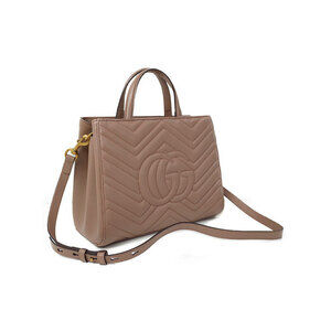 Gucci GG Top Bag Quilted Marmont Handle